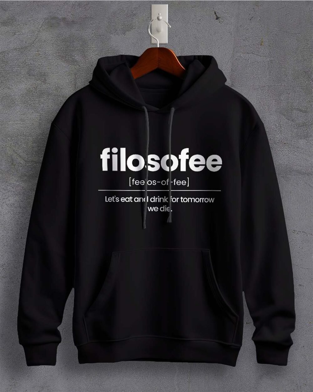 Filosofee "Let's Eat & Drink" Hoodie