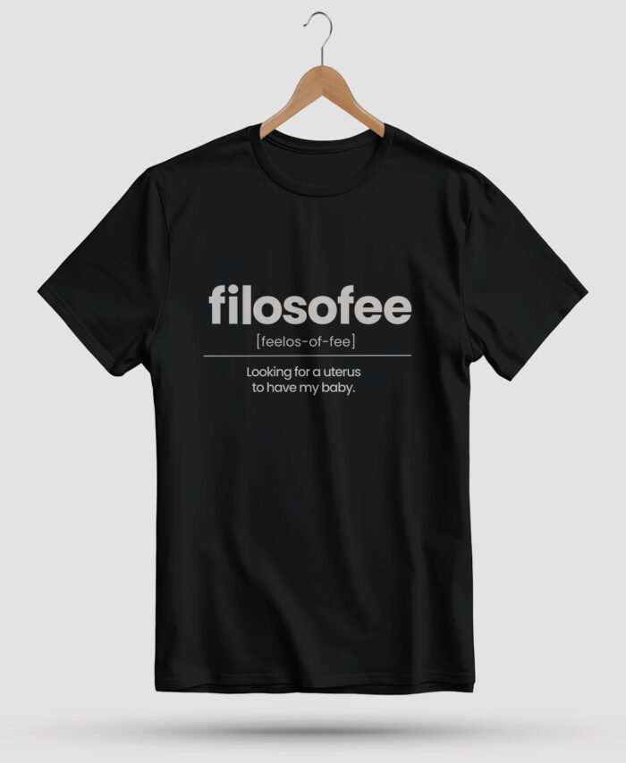 Filosofee "Looking for a Uterus" T-Shirt