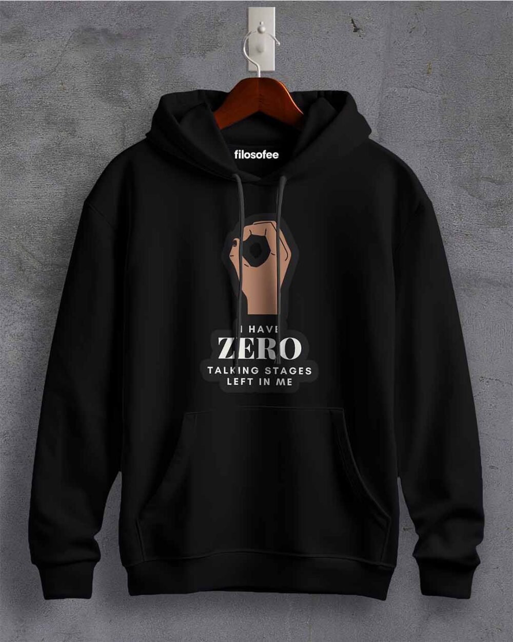 Filosofee "Zero Tallking Stages" Graphic Hoodie